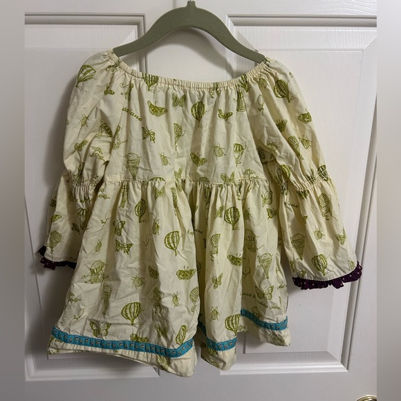 Matilda Jane Paint By Numbers Limelight Peasant Top Size 6 - Picture 1 of 5